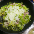 いちごあめ、's cooksnap of when they made 早生キャベツと豚しゃぶの簡単蒸し.