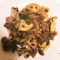 mayugoma's cooksnap of when they made プルコギビーフと蓮根の炒め.