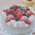shappo0712's cooksnap of when they made ベリーたっぷりふわふわショートケーキ❤️.