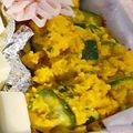 クックY462XD☆'s cooksnap of when they made カレーの付け合わせにかぼちゃサラダ.