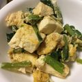 卵せんべい's cooksnap of when they made 小松菜チャンプルー.
