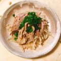 yesmama's cooksnap of when they made ルクエで豚しゃぶもやし.