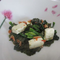 ジョングレ's cooksnap of when they made ほうれん草のお浸し☆海苔クリチ桜海老和え.