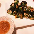 たじ満塁's cooksnap of when they made フィッシュソーセージと野菜の海苔巻.