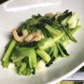 リエル2005's cooksnap of when they made 海老と小松菜の塩炒め.