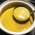 zaruzaru's cooksnap of when they made かぼちゃ豆乳スープ.