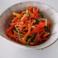 Rin・Sou's cooksnap of when they made 人参と水菜の味噌ゴマ和え.