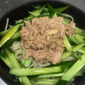 しゃち鳥's cooksnap of when they made ツナときゅうりで☆ざるそば.