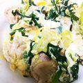ユーロン's cooksnap of when they made 鶏肉とニラの卵とじ丼.