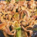 星空ラーメン's cooksnap of when they made 豚こま肉の旨辛炒め☆.
