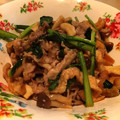 ＄coco＄'s cooksnap of when they made 豚肉と小松菜のにんにく生姜炒め、4日.