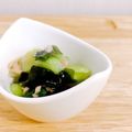 サーオリエント♡'s cooksnap of when they made チンゲン菜とわかめの和え物【保育園給食】.