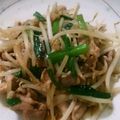 クック6DDPP8☆'s cooksnap of when they made 豚肉とにらともやしの甜麺醤炒め☆.