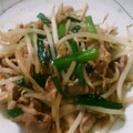 クック6DDPP8☆'s cooksnap of when they made 豚肉とにらともやしの甜麺醤炒め☆.