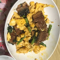 さちたろすん's cooksnap of when they made ☼うなぎの蒲焼とにんにくの芽の卵炒め.