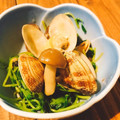 daisiki's cooksnap of when they made ☆簡単☆豆苗とあさりの酒蒸し.