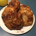 ムピョコ's cooksnap of when they made 高野豆腐バーグ揚げ.