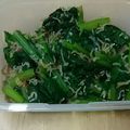 ひなまま62911's cooksnap of when they made 小松菜のカリカリじゃこ和え.