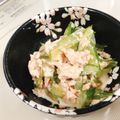 tgkachikun's cooksnap of when they made 茎わかめの*ツナマヨサラダ.