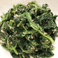 クックWY4OJ3☆'s cooksnap of when they made 激ウマ ほうれん草のごま和え.