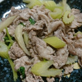 うえはらてんちょう's cooksnap of when they made 超簡単!!豚肉とセロリのさっぱり炒め.