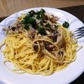 まめんご's cooksnap of when they made 鯖の味噌煮で作る【和風クリームパスタ】.
