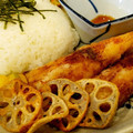 ♡礼♡'s cooksnap of when they made 揚げるだけ〜♡蓮根チップとむかごの素揚げ.