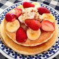 森のたらこ's cooksnap of when they made ホエーで簡単もちふわパンケーキ♪.