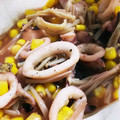 amyQUEEN's cooksnap of when they made イカとコーンとえのきだけのバター醤油焼き.