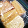 ハチ8コロ8's cooksnap of when they made パインチーズケーキのシフォン.