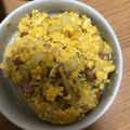 白りんご姫's cooksnap of when they made ✿玉ねぎに卵とﾁｰｽﾞ✿.