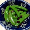 karikarin's cooksnap of when they made スナップえんどうのペペロンチーノ.