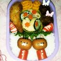 ☆ちぇる富士☆'s cooksnap of when they made 指人形なリスくん♪キャラ弁.