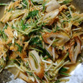 oninopantu's cooksnap of when they made 水菜とちくわの洋風きんぴら.