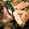 ⭐ともさん⭐'s cooksnap of when they made 焼肉のタレ＆マヨ小松菜と油揚げの簡単和え.