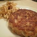 Musikerin's cooksnap of when they made シャキシャキもやしの生姜焼きハンバーグ.