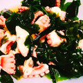 ❀まいねこ❀'s cooksnap of when they made タコとワカメの酢の物.
