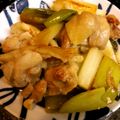 じんとっと's cooksnap of when they made 鶏もも肉とねぎのガーリックバター醤油炒め.