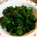 ぺたんこクマ's cooksnap of when they made 簡単すぎるピーマンの炒め物.