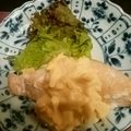 アルカママ's cooksnap of when they made 鮭のムニエル☆春色タルタルソース♪.