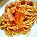 クックQ6E2BB☆'s cooksnap of when they made 昔なつかしい簡単ナポリタン.