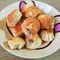 ﾏﾃｨｺ's cooksnap of when they made バナナとレーズンのマフィン.