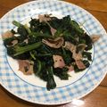 ayumint42's cooksnap of when they made ほうれん草とベーコンのニンニクバター炒め.