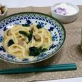 ＊アベリ＊'s cooksnap of when they made 簡単ランチ♡うどんで濃厚カルボナーラ.
