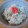 meriko8's cooksnap of when they made 大葉とじゃこの混ぜご飯.