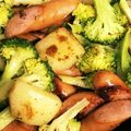 やえまりも's cooksnap of when they made じゃがいもとウィンナーのガーリック炒め♡.