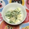 やっぱ犬かな's cooksnap of when they made スナップえんどうと蒲鉾のわさびマヨサラダ.