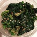 WAUAAAAAAA's cooksnap of when they made 甘くないほうれん草の胡麻和えインゲンにも.