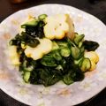 ひろか★'s cooksnap of when they made うちのきゅうりの酢の物　お麩入りなんです.