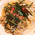 yellowRIN's cooksnap of when they made しめじの和風たらこバタースパゲティ☆.